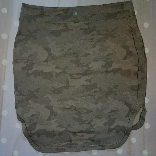 Lululemon camo city skirt deals