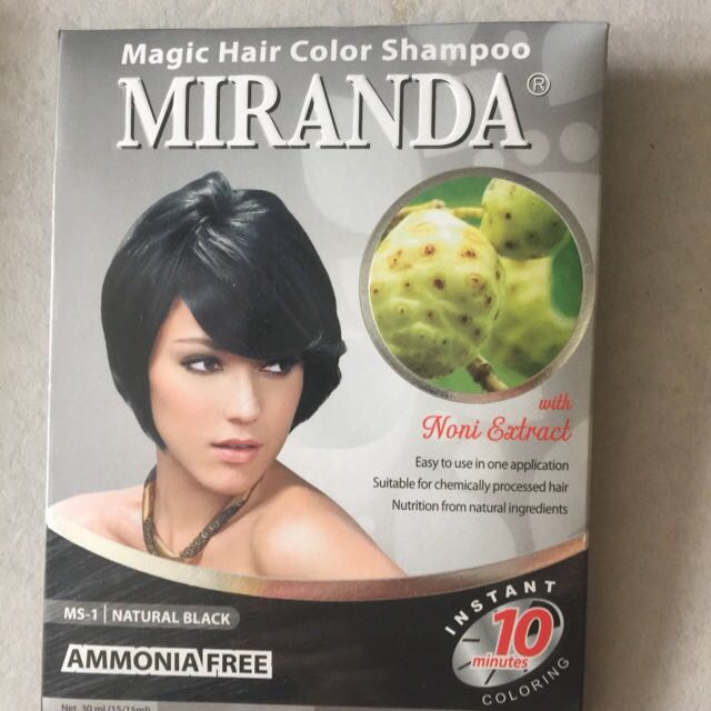 MIRANDA magic Hair Color Shampoo With Noni Extract, Bulletin Board