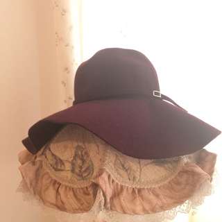 日本品牌 Supreme La La 100% 毛帽