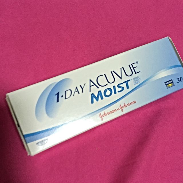 25 bc 9.0) 1-day acuvue moist 30s