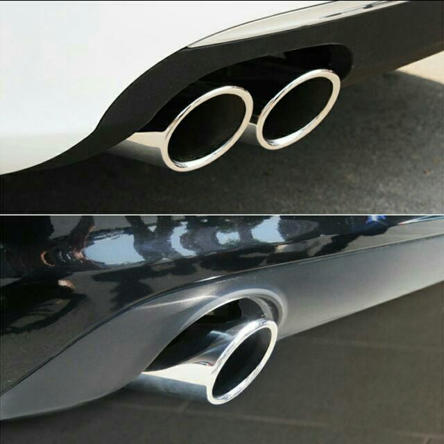 Audi A4 B8 Exhaust Tips, Car Accessories on Carousell