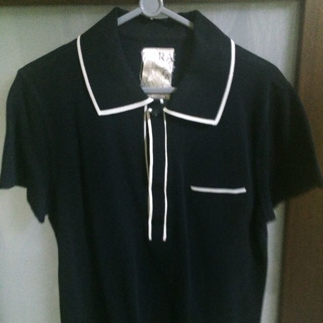 zara man polo t shirt