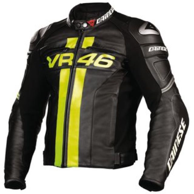 Dainese VR46 Leather Jacket Size US 44 XL Hobbies Toys
