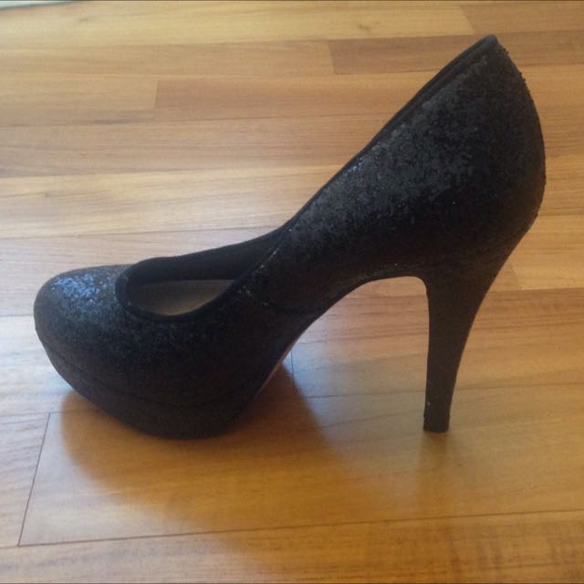 Kurt Geiger Carvela Black sequin heels size 38 Women s Fashion