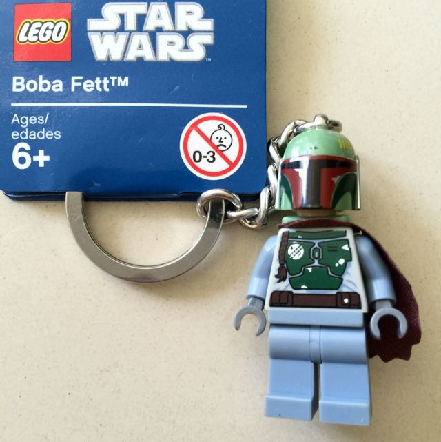 Lego Boba Fett Keyring Keychain Star Wars Bbx Minifigure Toys Games On Carousell