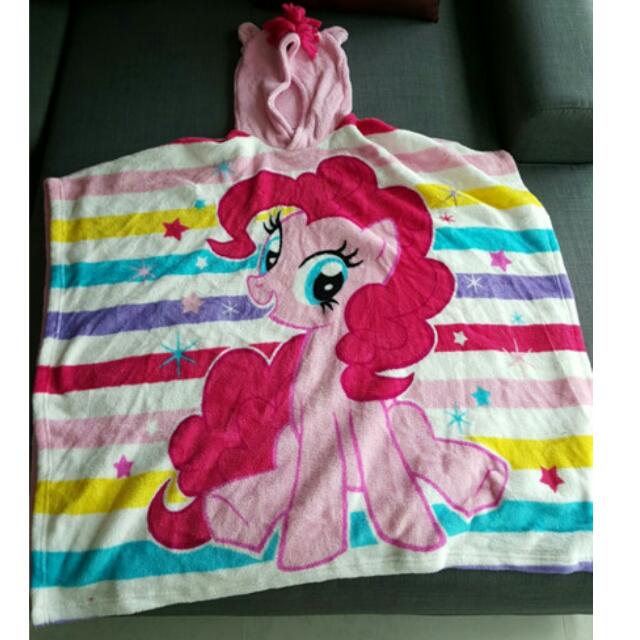 My little pony top hooded towel