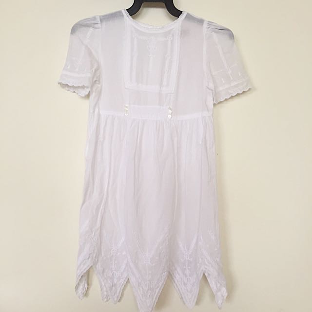 gap kids white dress