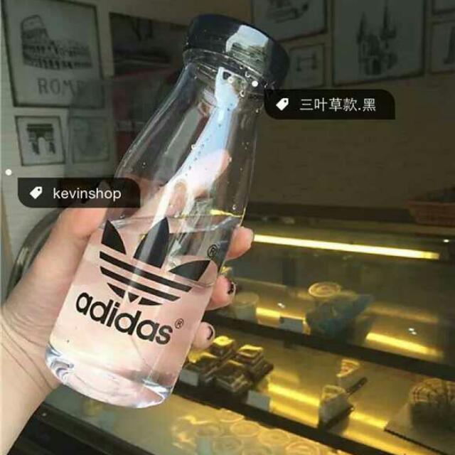 TRANSPARENT STRAW WATER TUMBLR Adidas Water Bottle Plastic Water Bottle