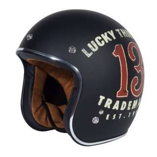 美牌TORC T50 WING TANK LUCKY 13 飛行油箱 消光黑 4/3安全帽