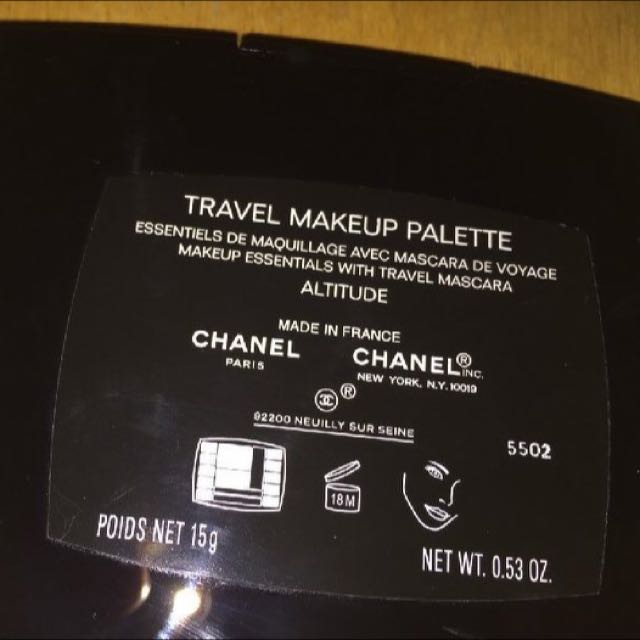 chanel travel kit makeup