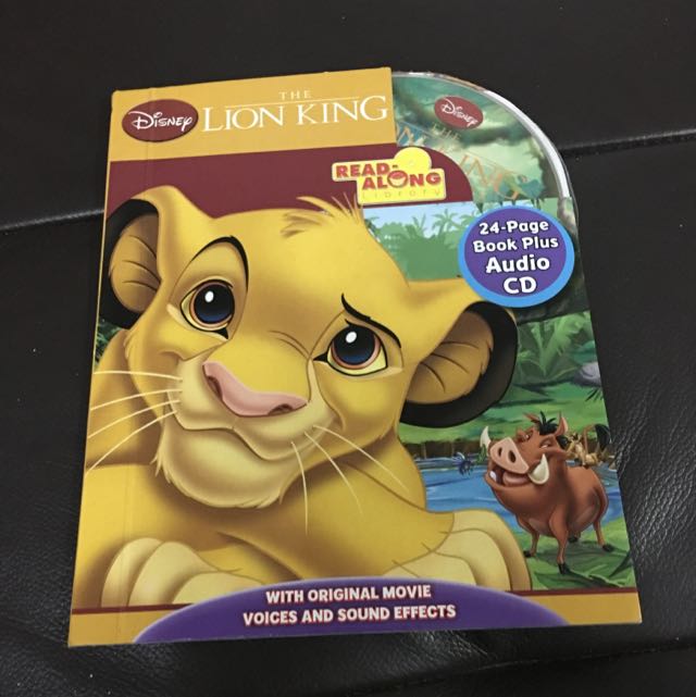 Brand New Disney The Lion King Read Along Library With Audio CD