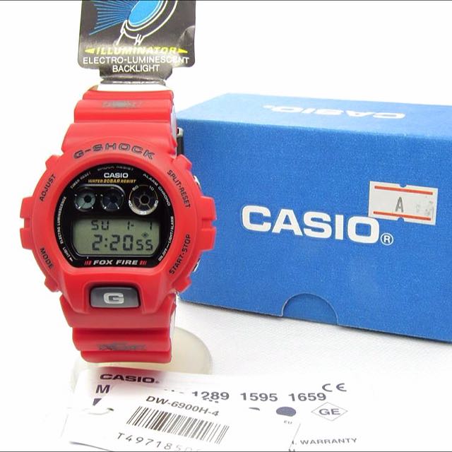 Pending Collection G SHOCK RED THRASHER DW-6900 H-4 SPIDER CROSS 