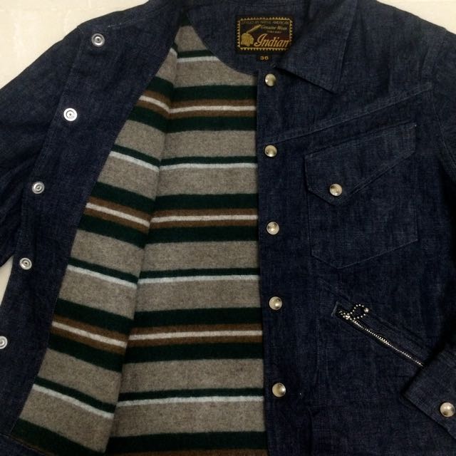 Indian motorcycle denim on sale jacket