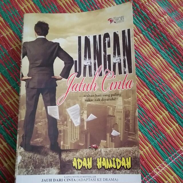 Novel Adah Hamidah Jangan Jatuh Cinta Books Stationery On Carousell