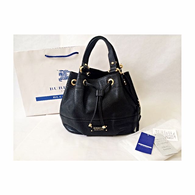 burberry blue label bucket bag