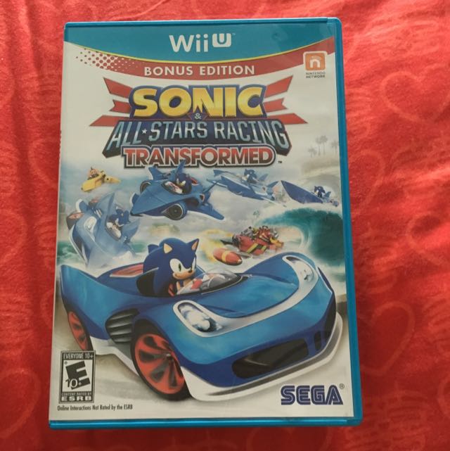 Wii U Sonic All Stars Racing Transformed Toys Games On Carousell
