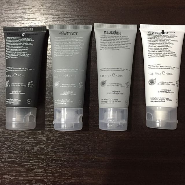 BN Aromatherapy Associates Travel Size Toiletries ( Curated By JW