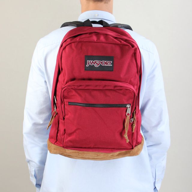 Jansport suede top bottom