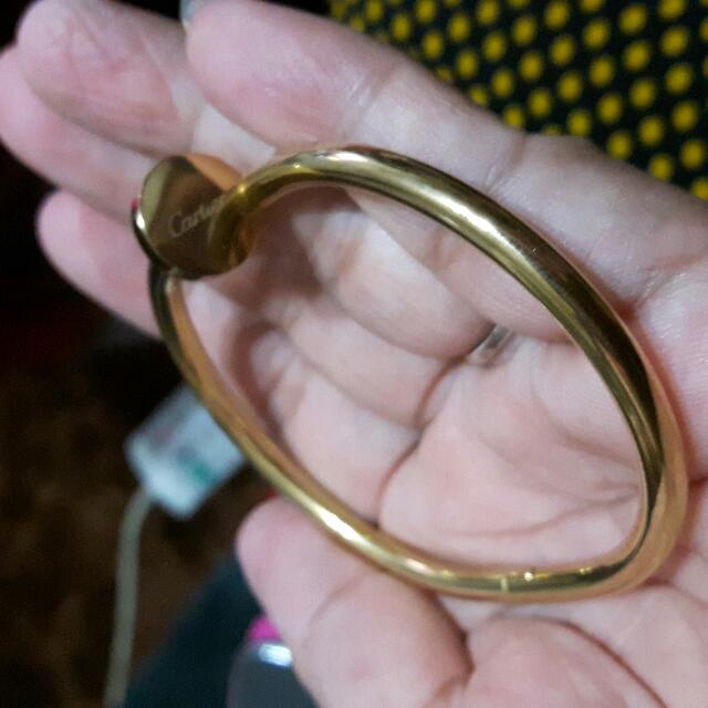 Gold plated cheap cartier bracelet