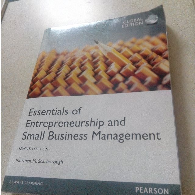 Essentials of Entrepreneurship and Small Business management, Hobbies   Toys, Books  Magazines, Textbooks on Carousell