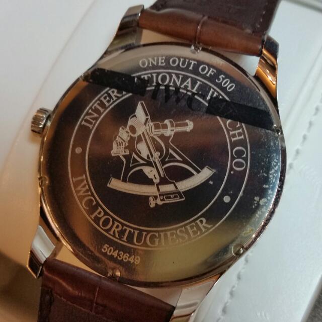 IWC Portugieser Handaufzug Pure Classic Reference 5703 Mobile