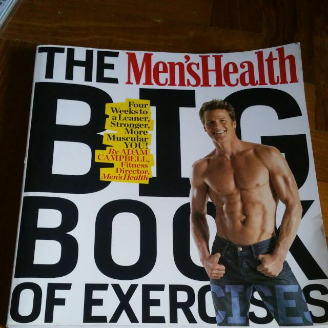 Men S Health Big Book Of Exercises Books Stationery On Carousell