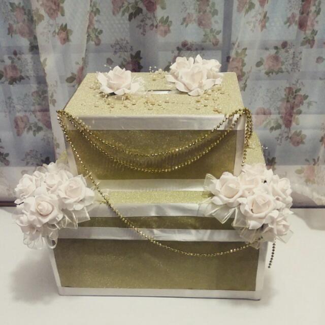 Kotak duit hantaran, Hobbies & Toys, Stationery & Craft, Flowers & Bouquets  on Carousell