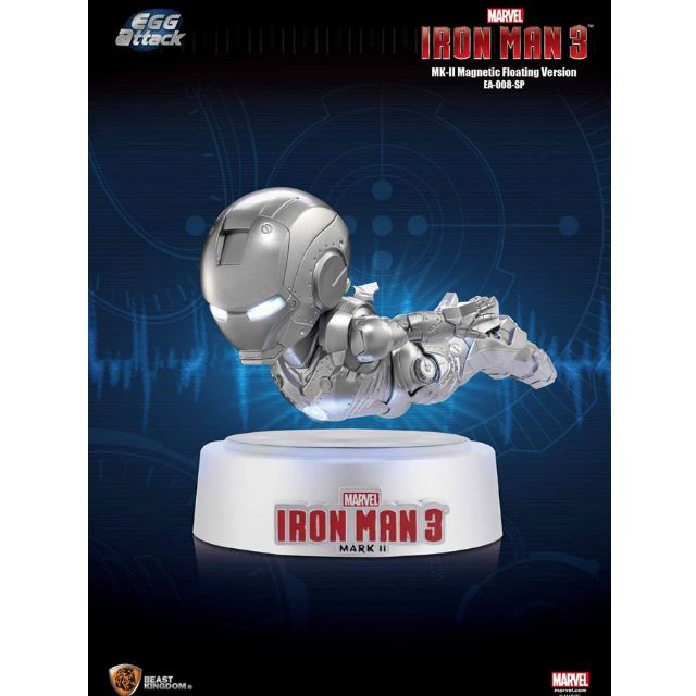 全新 Ea 008 鋼鐵人3 Mark Ii 磁浮版公仔 玩具在旋轉拍賣 全新 Ea 008 鋼鐵人3 Mark Ii 磁浮版公仔 玩具在旋轉拍賣