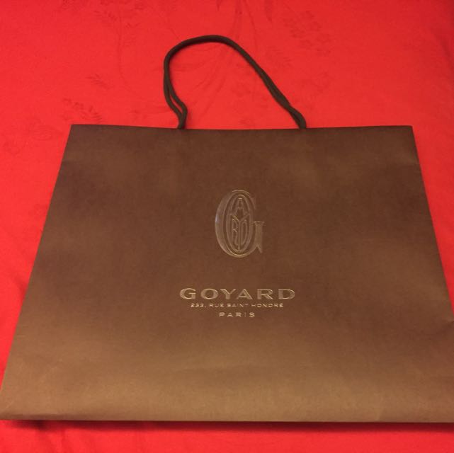 goyard paper bag