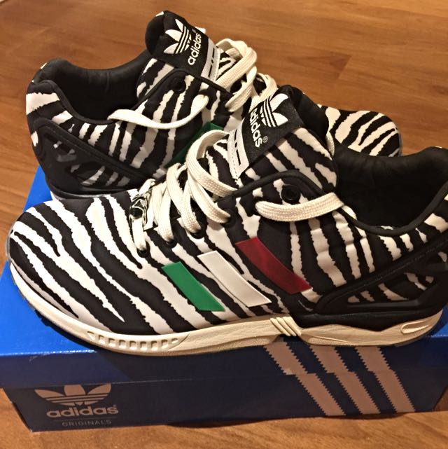Adidas zx flux top zebra