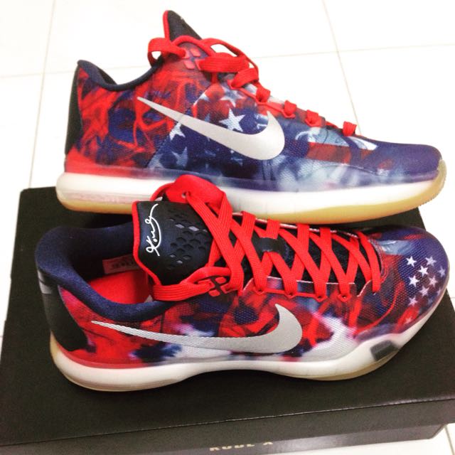 Nike kobe hot sale 10 rouge