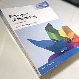 Principles of Marketing 15th Edition by Phillip Kotler and Gary Armstrong (Pearson)