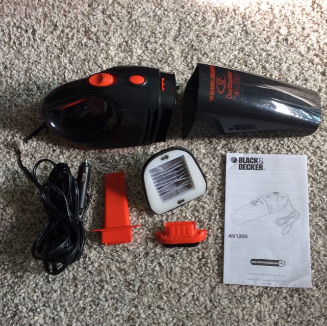 Black Decker Av1200 Handheld Car Vacuum Cleaner Cars On Carousell