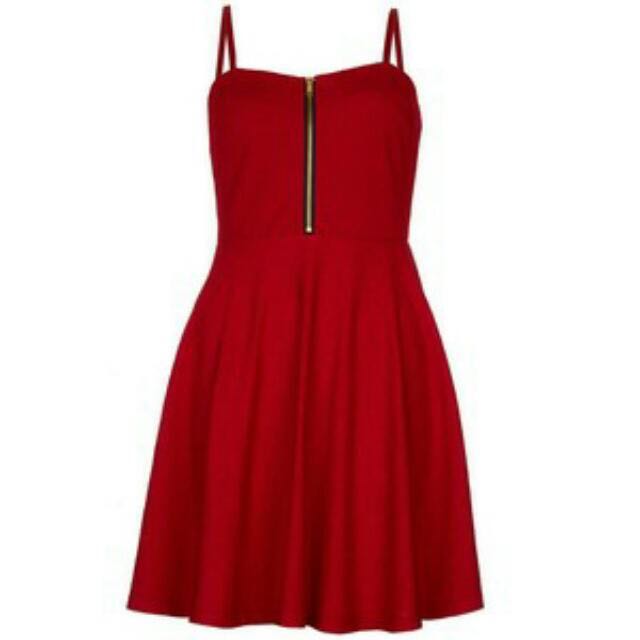 Zip front skater dress Clearance