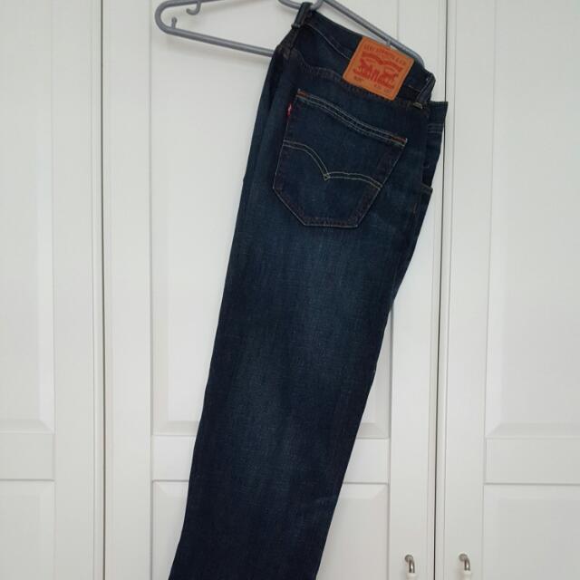 Levis 505 Straight Cut - Authentic, Men's Fashion, Bottoms, Jeans on  Carousell