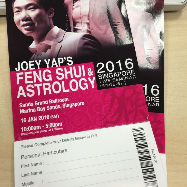 Joey Yap Fengshui & Astrology Seminar, Tickets & Vouchers ...
