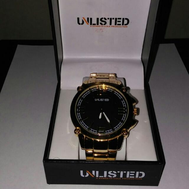 Unlisted online gold watch