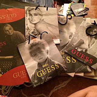 Guess paper discount bag for sale