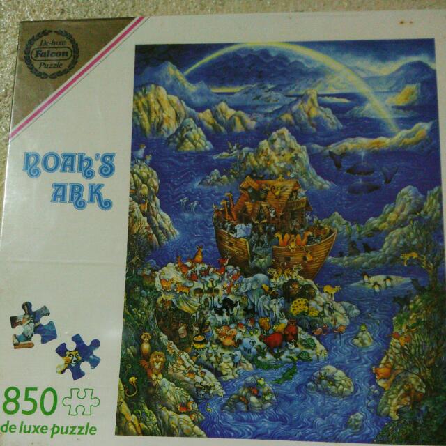 850 Piece Noah's Ark Jigsaw Puzzle, Hobbies & Toys, Toys & Games on ...
