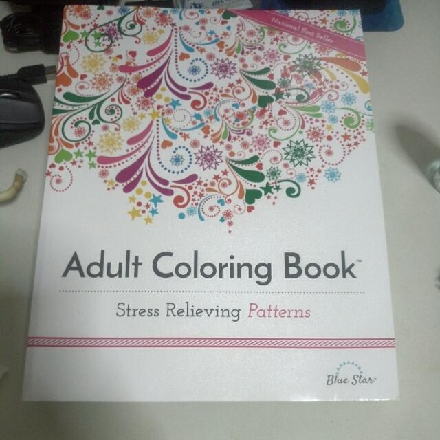 Clearance New Adult Coloring Book Stress Relieving Patterns