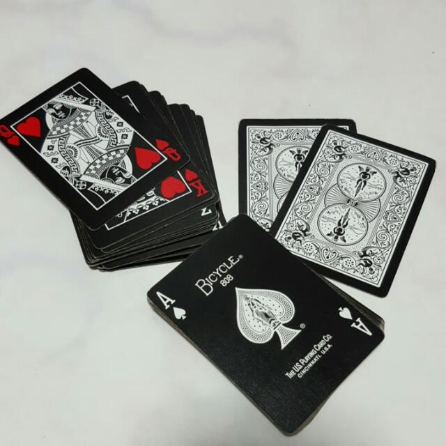 Bicycle Black Tiger Playing Cards Toys Games On Carousell