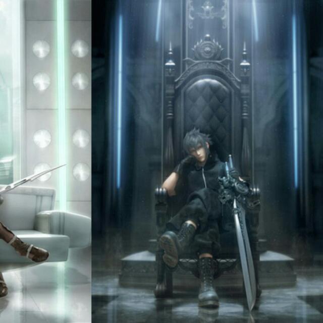 Final Fantasy 13 & Final Fantasy Versus 13 Official Poster From Square Enix, Hobbies & Toys