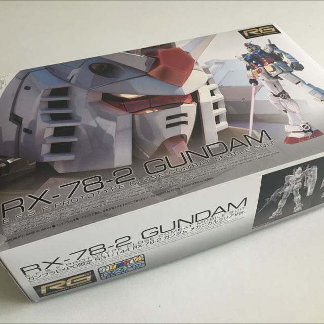 RX-78-2 Gundam Mechanical Clear - Gunpla EXPO - RG 1/144 - Bandai - Occasion