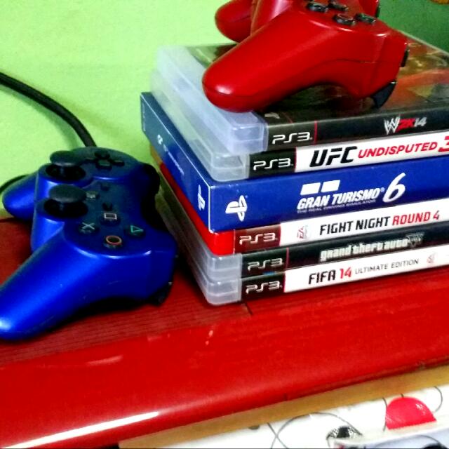 ps3 super slim red