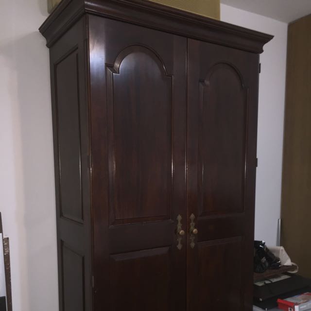 Stickley Solid Cherry Tv Armoire Wardrobe Cabinet Massive Reduction Per Need To Move Furniture On Carousell