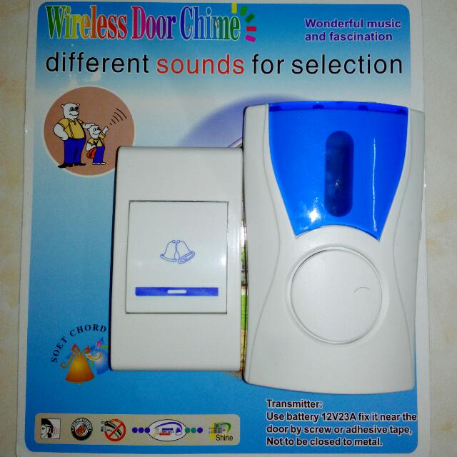 wireless door bell ( different sounds for selection), Furniture & Home