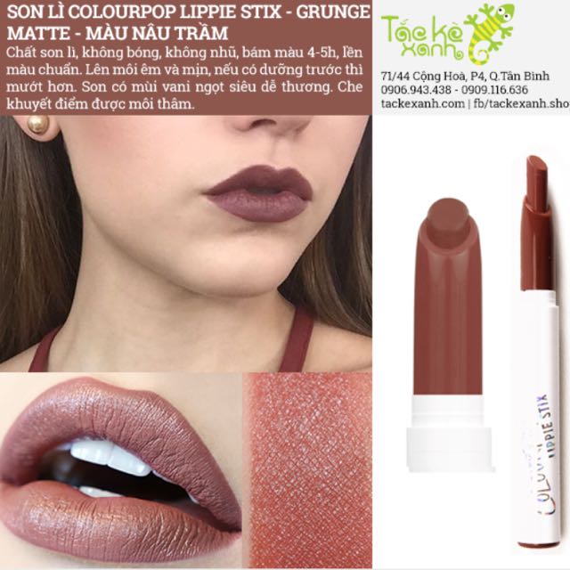 colourpop lippie stix grunge