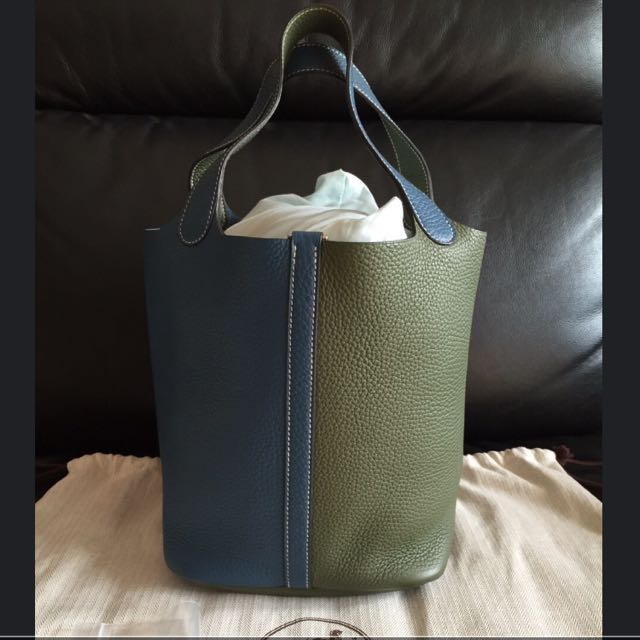 Hermes Picotin 26 GM Two Tone Clemence