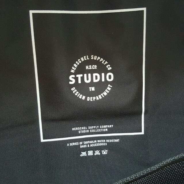 Herschel studio tarpaulin settlement cheap
