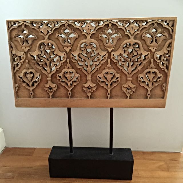 Home Deco Table Display Wood Art From Bali Artist Table Stand Console Display Art Home And Deco Furniture On Carousell